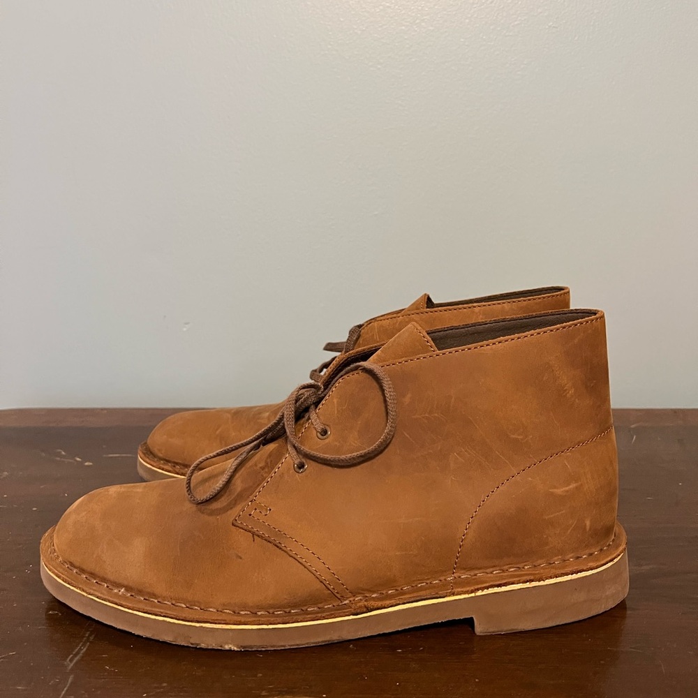 Men's Brown Leather Chukka Boots